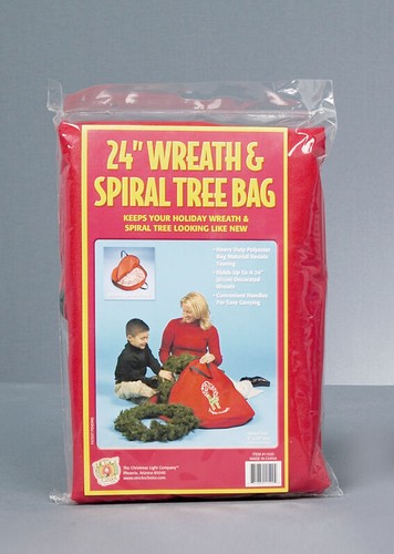 Christmas wreath storage - wreath, bag