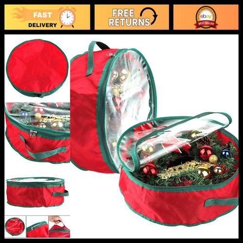 2pcs christmas wreath storage - 2pcs,