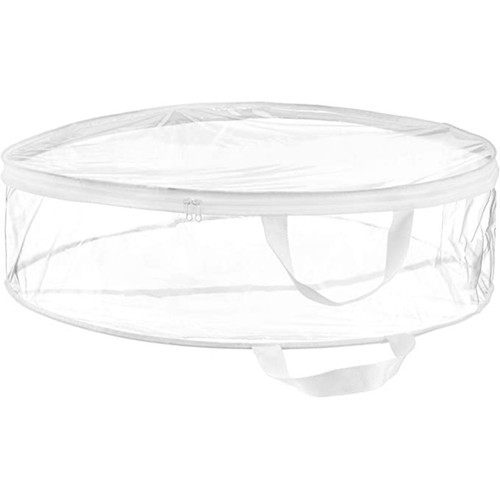 Clear wreath storage bag - wreath,