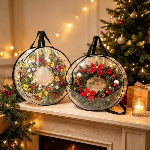 Pvc foldable clear storage bag - clear,