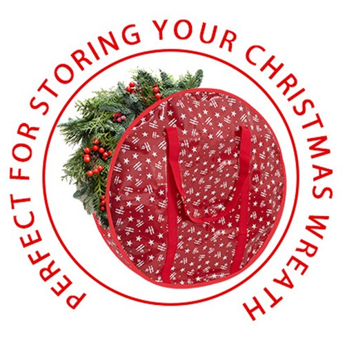 Christmas wreath storage - christmas,