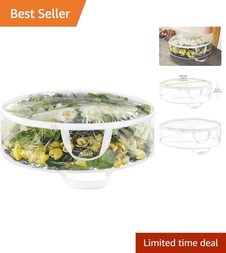Transparent pvc wreath bag 30 - transparent,