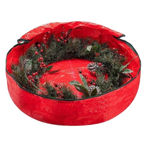 Christmas wreath storage - wreath, bag