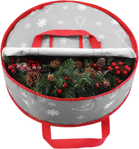 Christmas wreath storage - christmas,