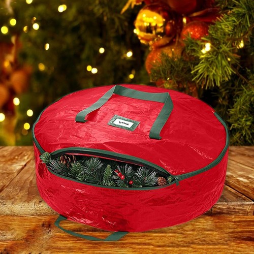 Wreath storage bag - bag, christmas