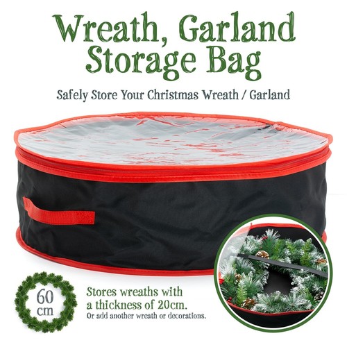 Christmas wreath bag - christmas,