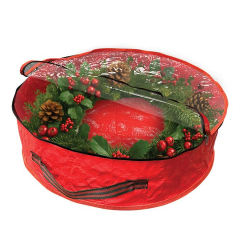 Wreath storage bag - wreath,