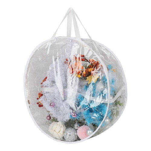 Clear pvc wreath storage - pvc,