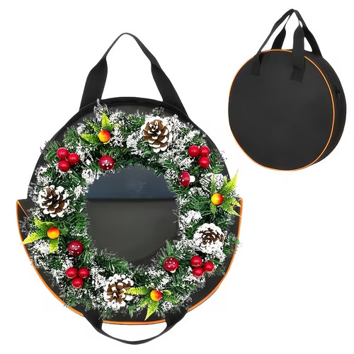 Christmas wreath storage - wreath,